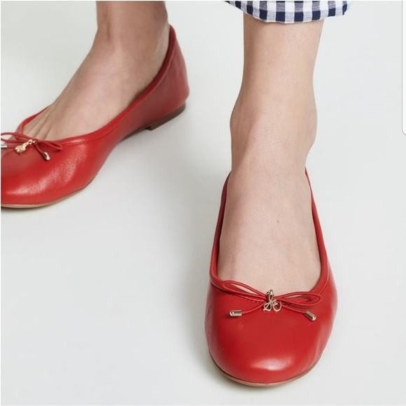 Sam Edelman Shoes - Sam Edelman Felicia Charm Leather Ballet Flats